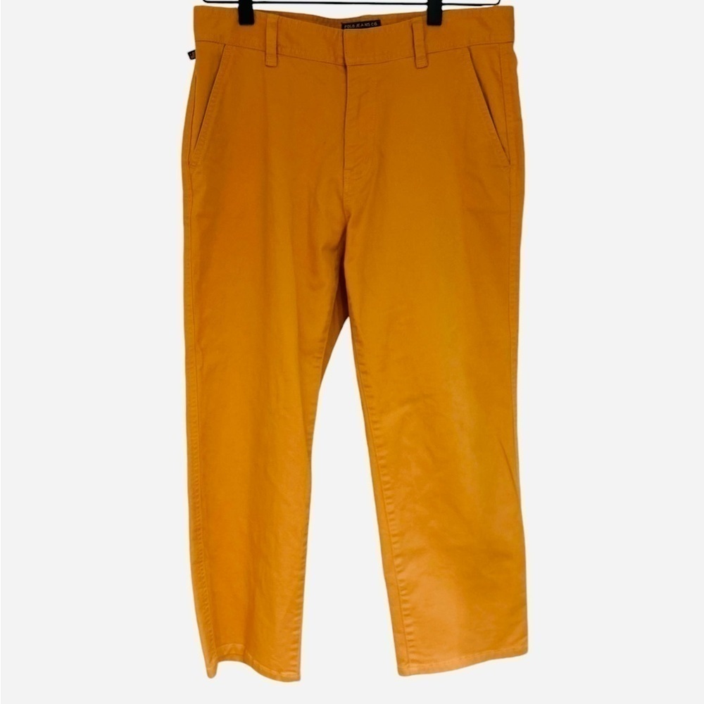 Ralph Lauren Polo Jeans Co. Ankle Beach Pants Tangerine Color New with Tags Sz 6